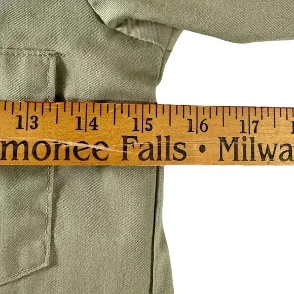 Dickies Pioneers Scouts Illinois Youth Button Shirt Youth Size 10 Tan - Picture 6 of 12